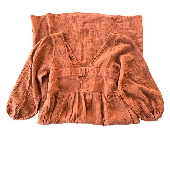 Madewell Rust Midi Dress - Picture 7 of 10